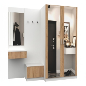 Набор мебели для прихожей "Марсель-158" МР 01-158 В2160 Ш2000 Г580 (ЛД.. Набор мебели для прихожей "Марсель-158" МР 01-158 В2160 Ш2000 Г580 (ЛД..